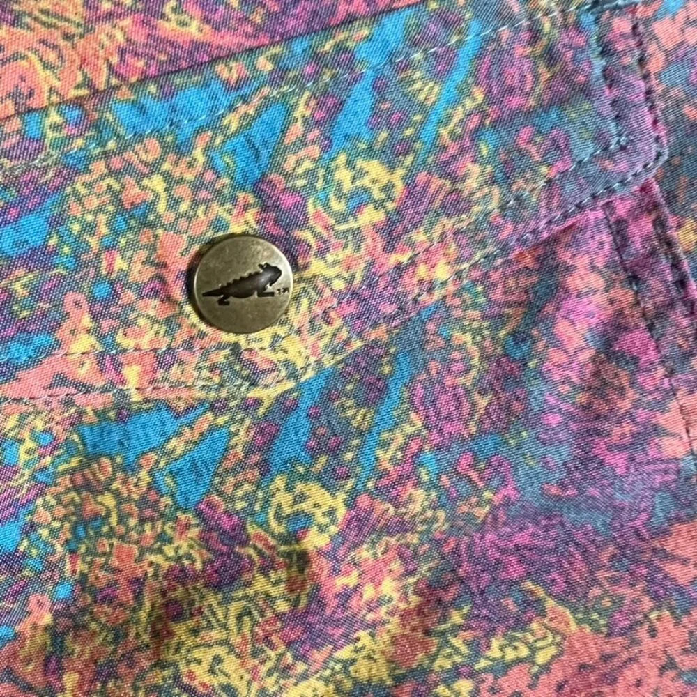 Toad&Co Boundless Colorful Patterned Shorts Size Medium DREAMSICLE PDX 4249 - Picture 4 of 6